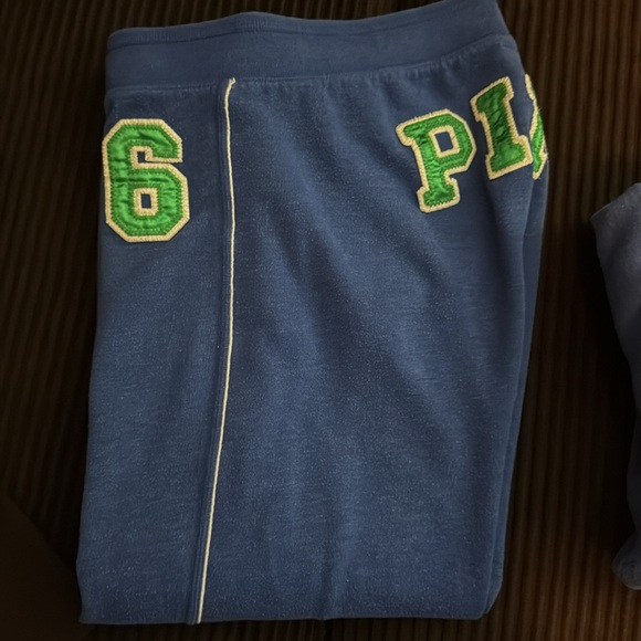 PINK by Victoria’s Secret royal blue hoodie  size L and joggers size M - Picture 9 of 11